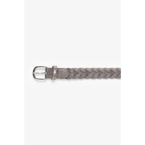 Le temps Braided Gunmetal Kebir Belt-Gunmetal
