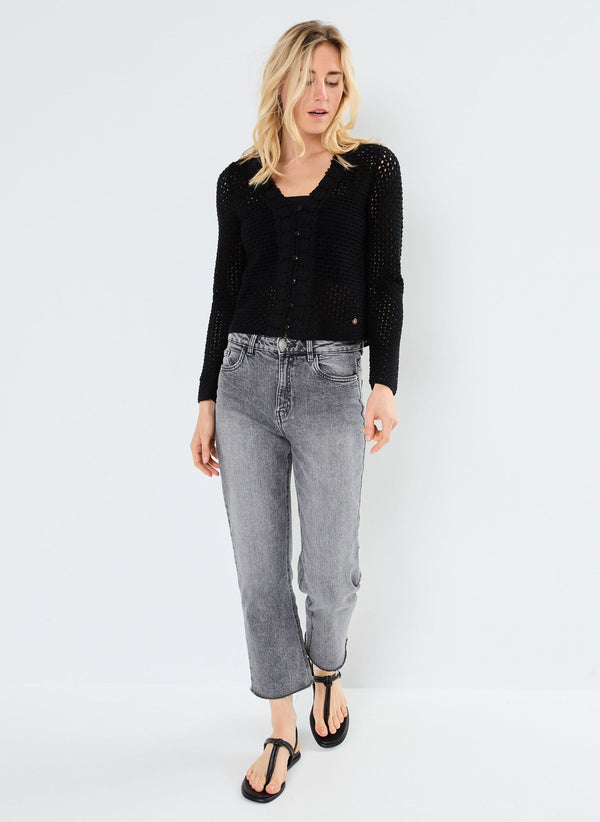 La Petite Etoile Cardigan - Black