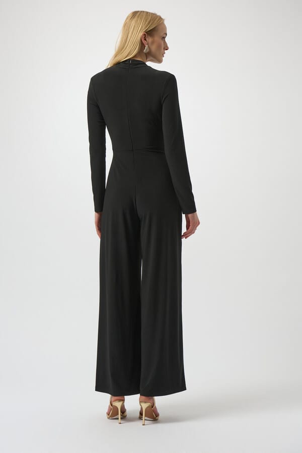 Joseph ribkoff V-Neck Jumpsuit - Black