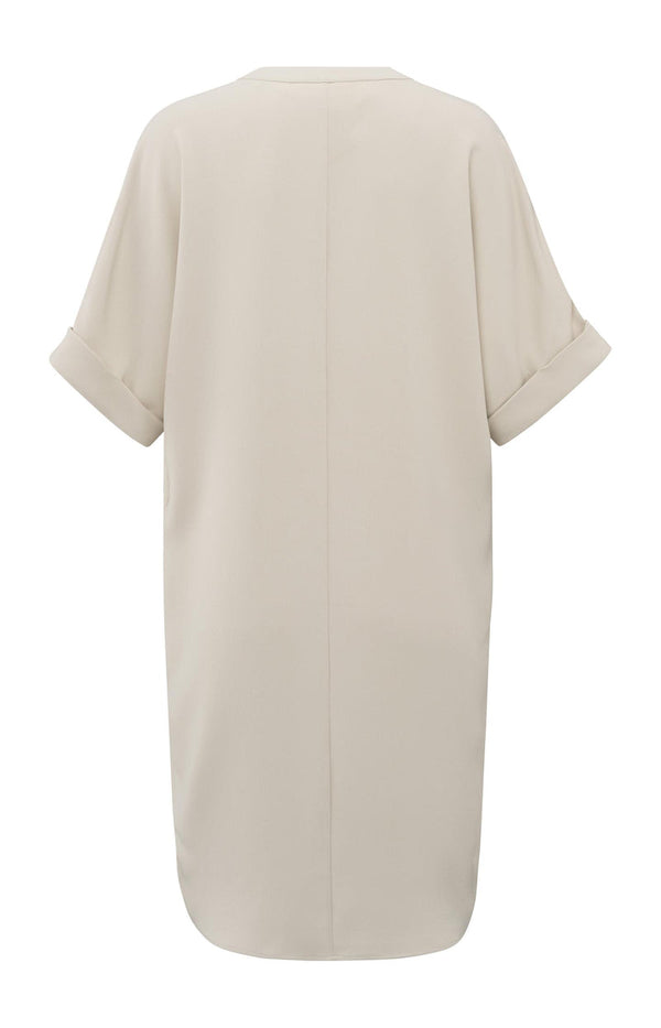 YAYA Flowy V-neck Dress
