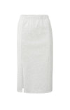 YAYA Midi skirt - Grey Melange