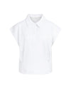 YAYA Sleeveless Jersey Blouse with Tailored Seams