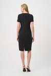 Jewel Embellished Bodycon Dress - Black