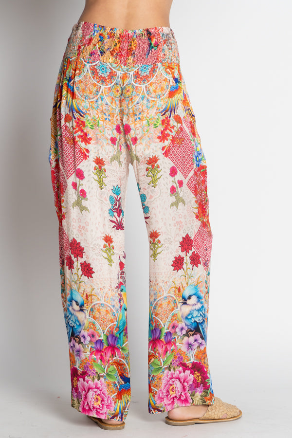 LulaSoul Baglioni Pant - Multi Colour Floral