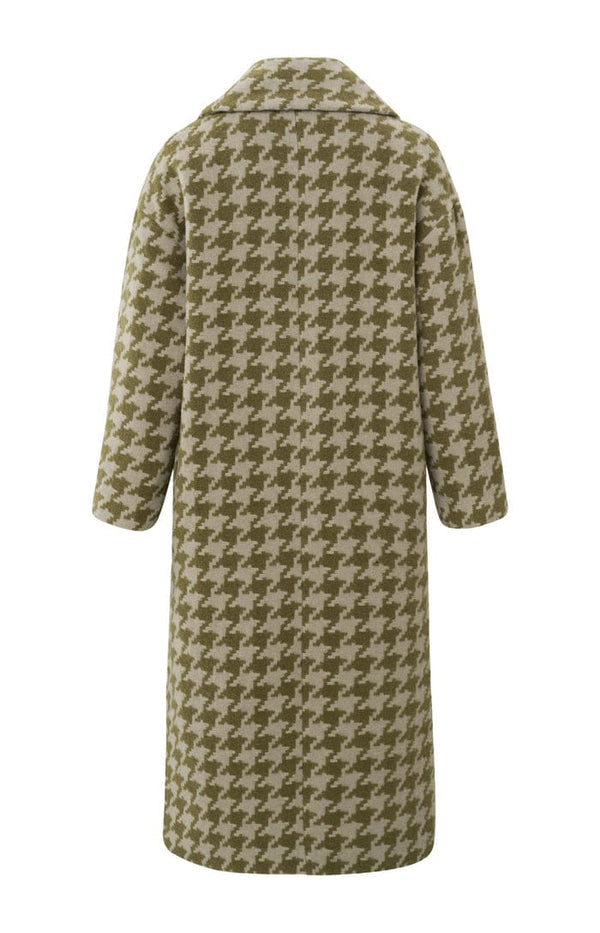 YAYA Long coat - Gothic olive green session