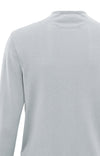 High neckline fitted sweater - Sky grey