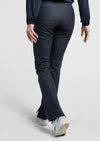 YAYA - Faux Nubuck Leather Pants - Anthracite melange