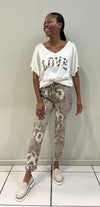 Made in Italy - Pati pants in floral