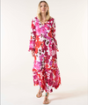 One Season Flamenco Pink Long Indi Dress