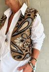 Marta du Chateau - Pilar waistcoat in Camello