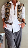 Marta du Chateau - Pilar waistcoat in Camello