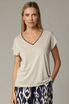 Deeluxe - Iridescent T-shirt - Beige