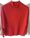 Made in Italy - Turtleneck Alpaca sweater - Red