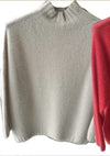 Made in Italy - Turtleneck Alpaca sweater - Taupe