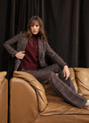 ANDAM Plaid Pant - Bordeaux