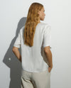 ANDAM Short Crew Neck Blouse - Crudo-95