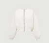 YAYA Woven CroppedBomber jacket - Off White