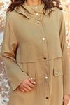 La Petite Etoile Midi Parka - Taupe