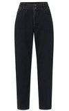 YAYA High Waist Tapered Denim - Black