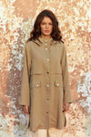 La Petite Etoile Midi Parka - Taupe