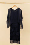 Made in Italy Slik Dress - Navy
