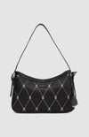 PRINGLE Argyle AOP Small Shoulder Bag - Black
