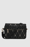 PRINGLEArgyle AOP Flapover Crossbody Bag - Black