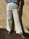 La Petite Etoile Straight-leg Jean - White