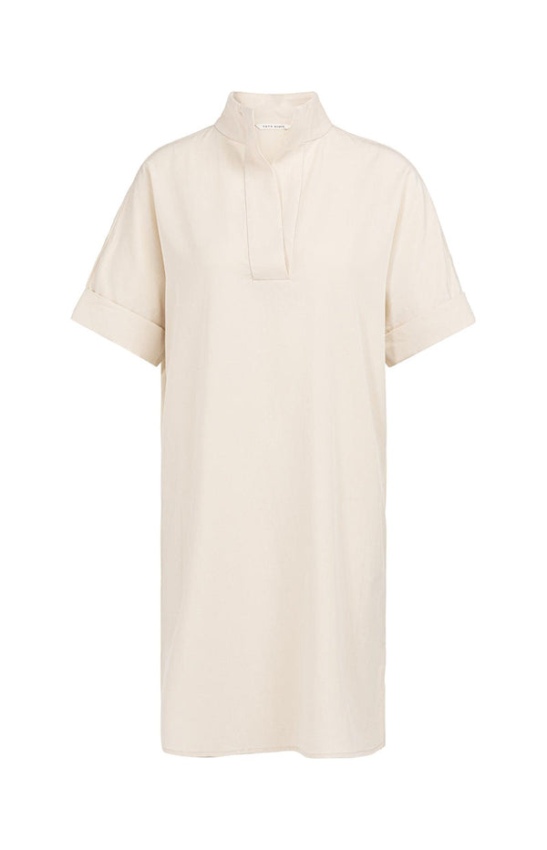 YAYA Dress with Short Sleeves and Polo collar
