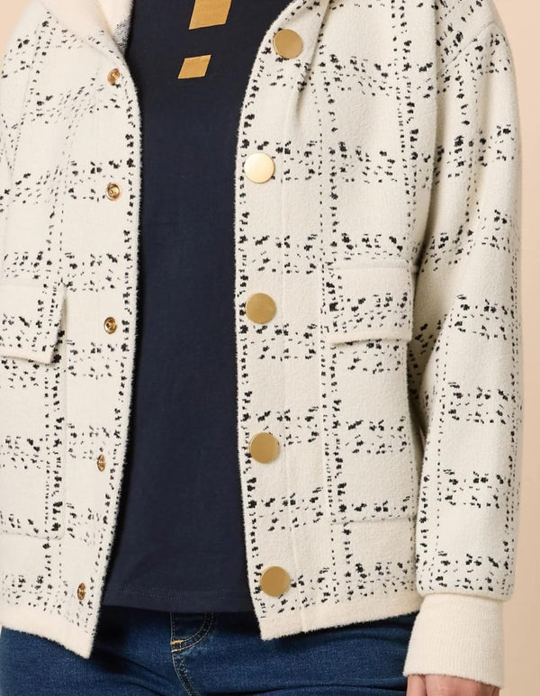 Threadz Mademoiselle Knit Jacket - Ivory