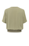 YAYA Woven Polo - Soft Green