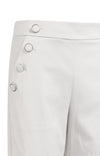 YAYA High Waist Wide Leg Trousers - Off White