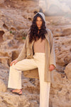 La Petite Etoile Midi Parka - Taupe