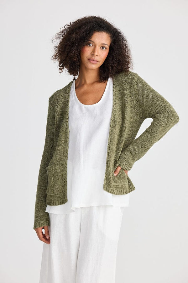 THE SHANTY SAFFRON KNIT CARDIGAN