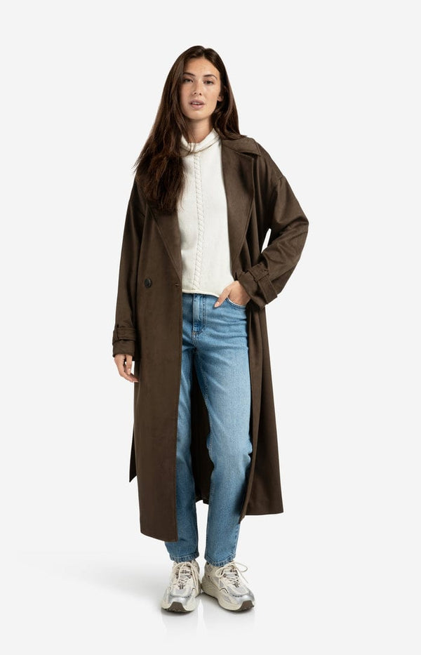 YAYA Mid Waist Boyfriend Denim - Blue Denim