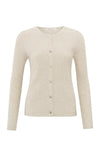 YAYA Faux Layered Ribbed Cardigan