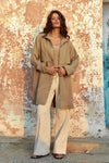 La Petite Etoile Midi Parka - Taupe