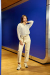 La Petite Etoile Straight-leg Trousers- Beige