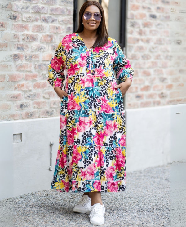 Mastik Dress - Safari Bloom