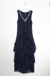 Made in Italy Pati Slik Dress - Navy