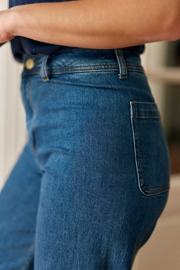 La Petite EtoileStraight Jean - Double Wash