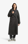 YAYA Woven Boucle Long Length Overs - Anthracite Melange