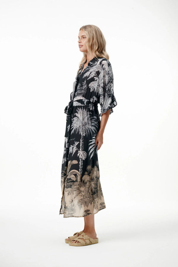 ONESEASON Jasmine Dress - Midnight Palm