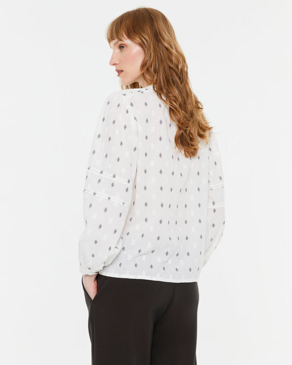 ANDAM Long-Sleeve Blouse - Ecru