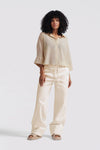 YAYA Blouse - Rainy Day Beige