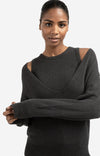YAYA Knitted Sweater - Phantom