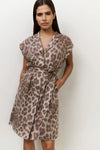 YAYA Dress - Milk Brown Dessin