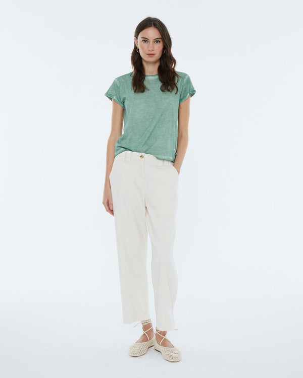 Andam Carrot Trousers high waist - Raw