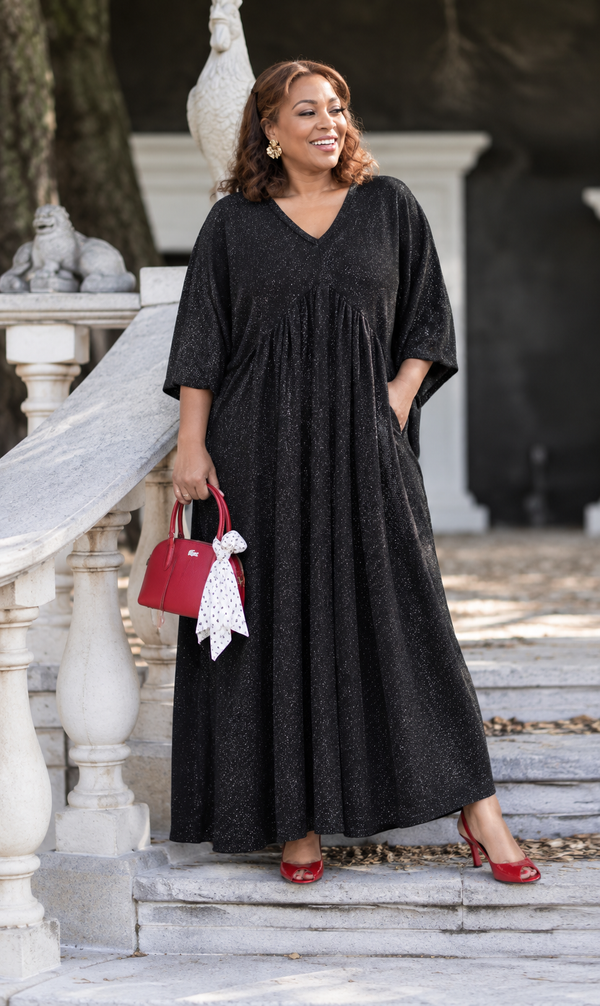 Mastik Midnight Shimmer Dress - Black