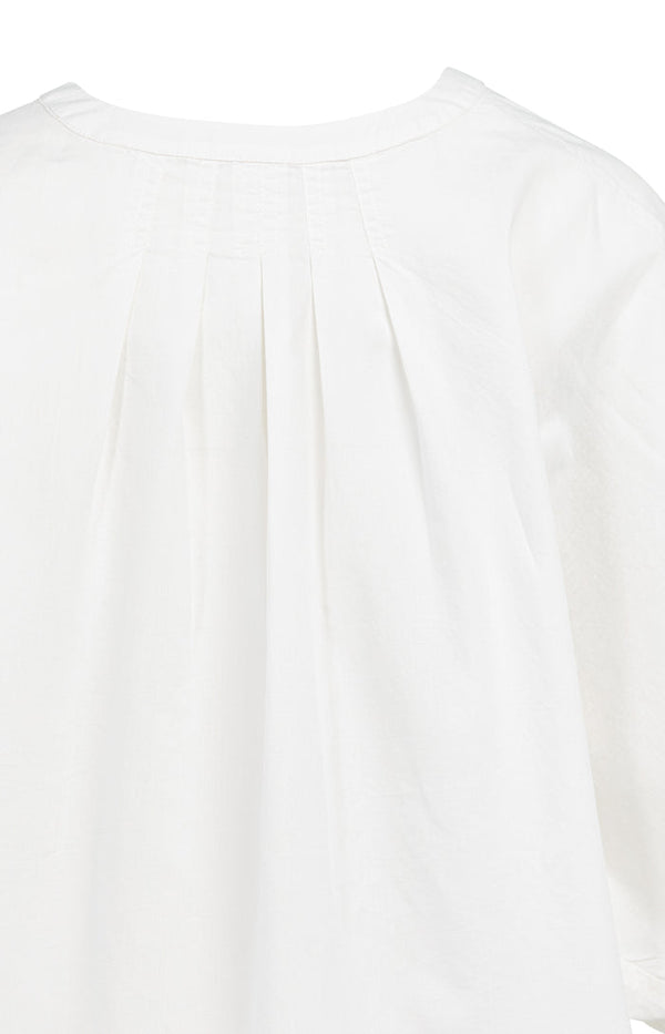 YAYA Oversized Blouse with Batwing Sleeves & Pleats